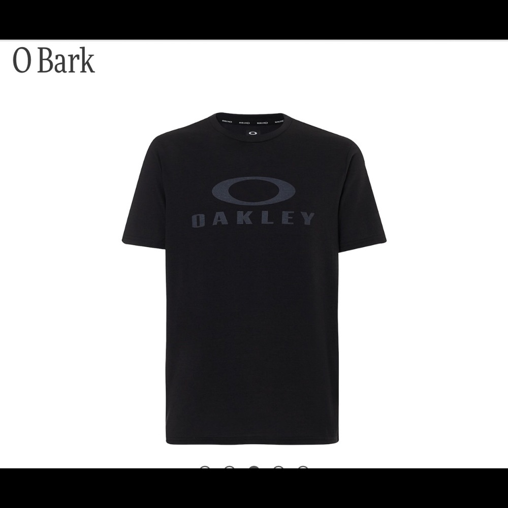 Men’s Oakley Shirt Black and white letters